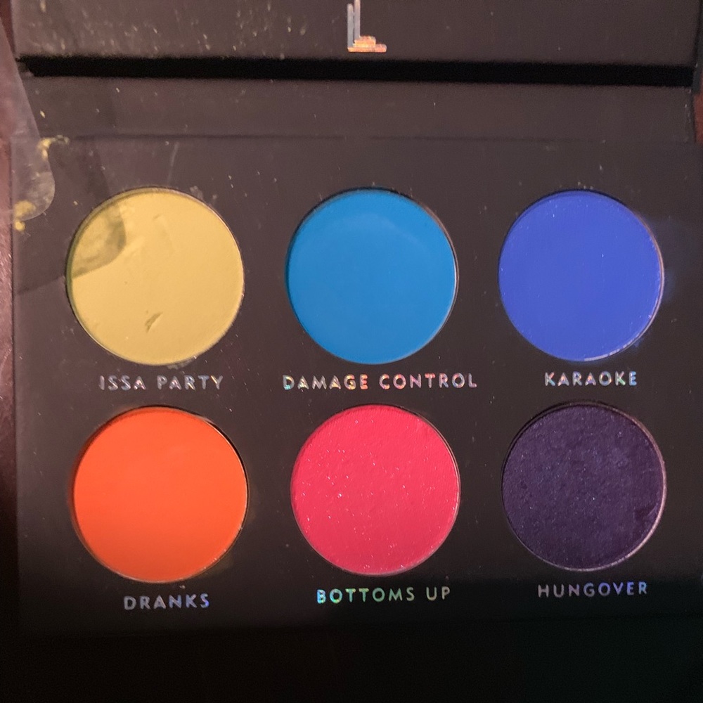 Swatched Laura lee Los Angeles partyanimal palette